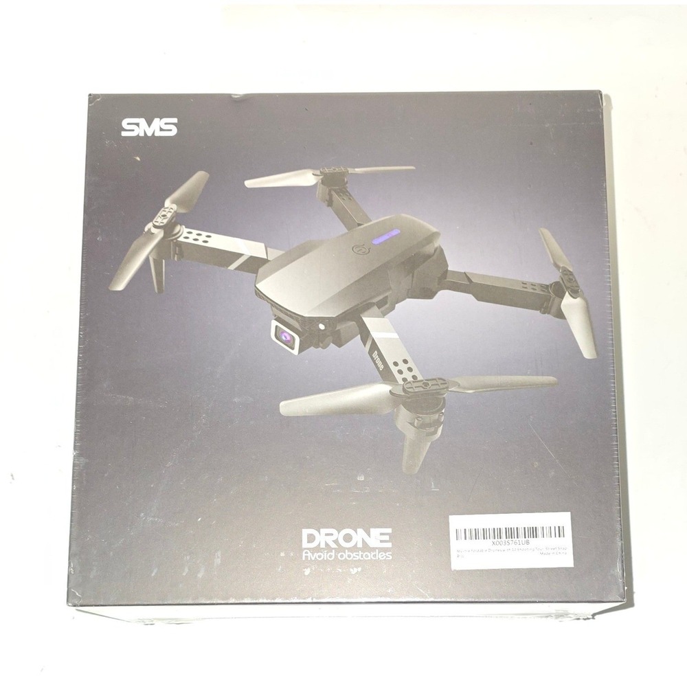 SMS LF620 Foldable Drone with Camera Obstacle Avoidance Gray Quadcopter New